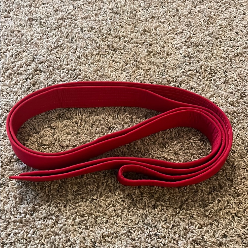 Martial Arts Karate Adult Red Belt
